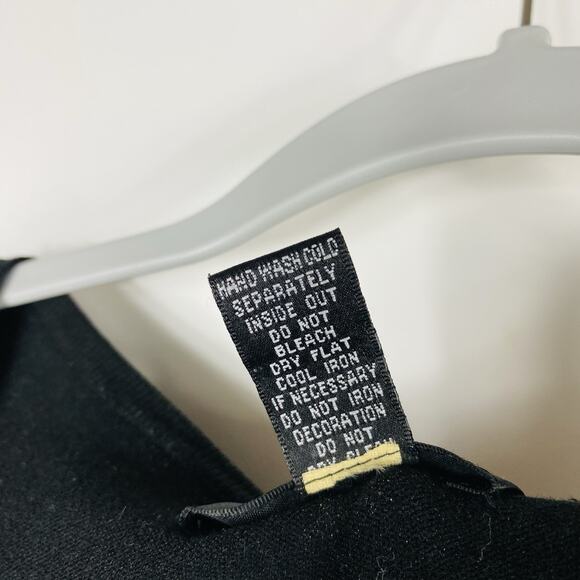 Cable & Gauge Size Medium Large Silk Blend Beaded Embellished Sweater Set Black - Picture 5 of 5